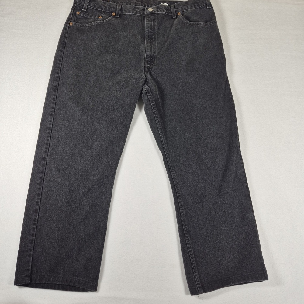 Vintage Levi's 505 Jeans 42x30 Black Regular fit Made in‎ USA June 2001